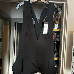 BCBGMaxAzria Sleeveless Black Mini Dress